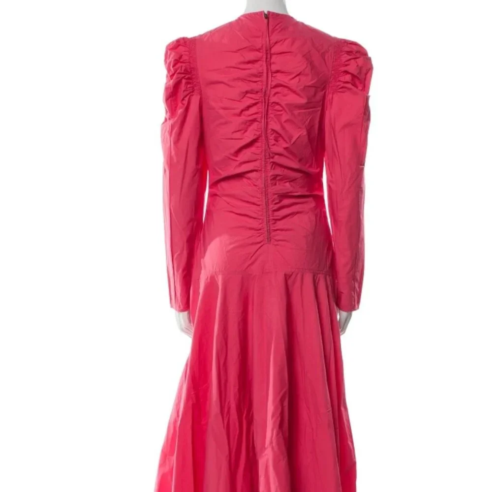 NWOT ULLA JOHNSON Priyanka Dress in Honeysuckle M $570 - Picture 12 of 12